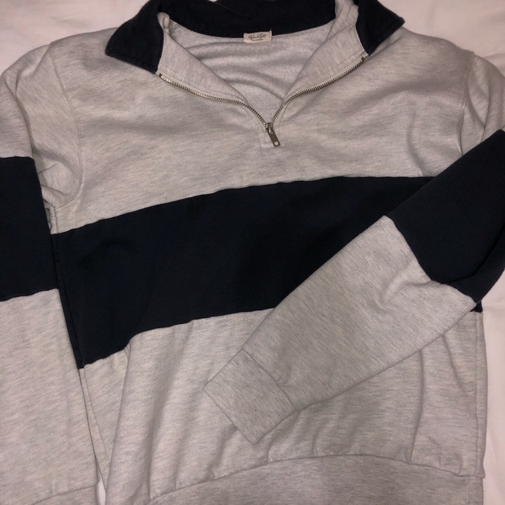 Brandy half zip up sweatshirt